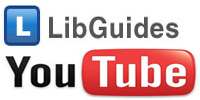 LibGuides and YouTube Logos