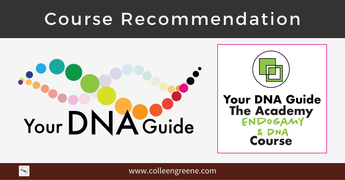 Register for the next "Endogamy & DNA" course by Your DNA Guide, Diahan Southard